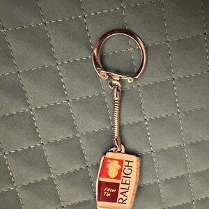 VINTAGE Raleigh cigarette keychain nail clipper. Used